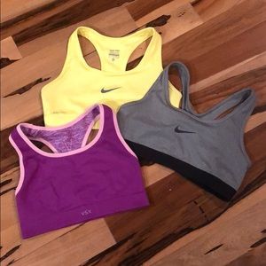 Sports bras set of 3